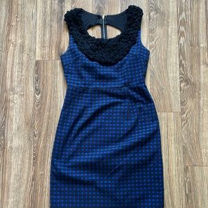 Vintage Plaid Pencil Dress
